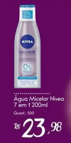 Giassi Supermercados Água Micelar Nivea oferta