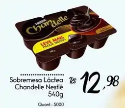 Giassi Supermercados Sobremesa Láctea Chandelle Nestlé oferta