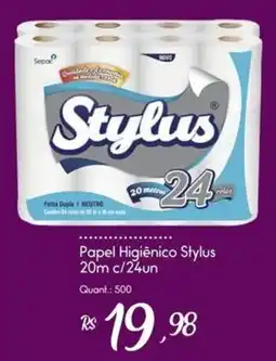 Giassi Supermercados Papel Higiênico Stylus oferta
