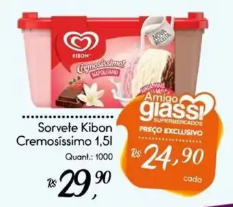 Giassi Supermercados Sorvete kibon cremosíssimo oferta
