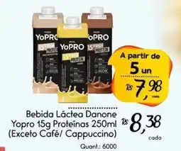 Giassi Supermercados Bebida Láctea Danone Yopro 15g Proteínas oferta