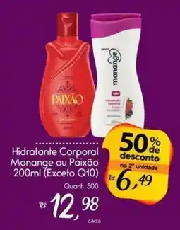 Giassi Supermercados Hidratante Corporal Monange ou Paixão oferta