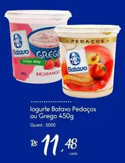 Giassi Supermercados logurte batavo pedaços ou grego oferta
