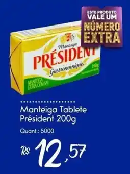 Giassi Supermercados Manteiga Tablete President oferta