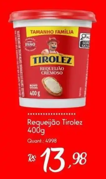 Giassi Supermercados Requeijão tirolez oferta