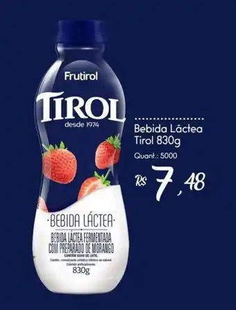Giassi Supermercados Bebida Láctea Tirol oferta