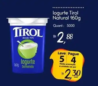 Giassi Supermercados logurte tirol natural oferta