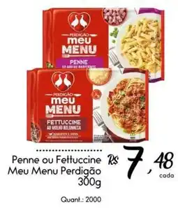 Giassi Supermercados Penne ou Fettuccine Meu Menu Perdigão oferta