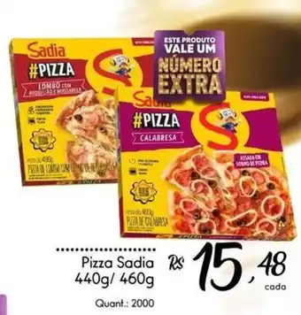Giassi Supermercados Pizza sadia calabresa oferta