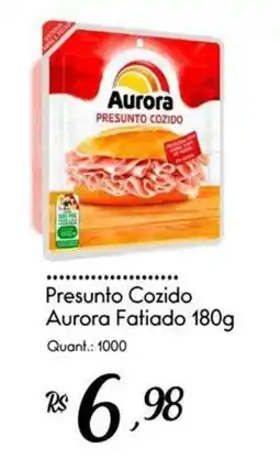 Giassi Supermercados Presunto cozido aurora fatiado oferta