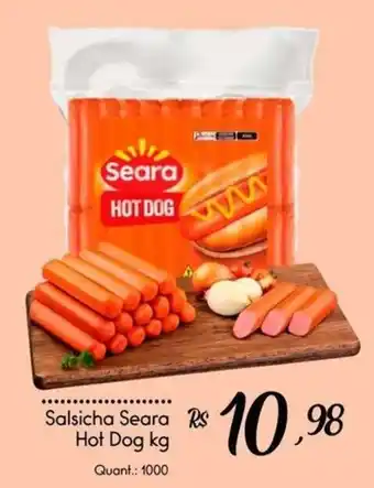 Giassi Supermercados Salsicha seara hot dog oferta