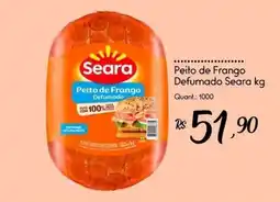 Giassi Supermercados Peito de Frango Defumado Seara oferta