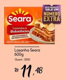 Giassi Supermercados Lasanha seara oferta