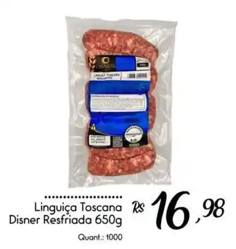 Giassi Supermercados Linguiça Toscana Disner Resfriada oferta