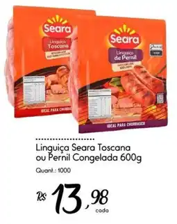 Giassi Supermercados Linguiça Seara Toscana ou Pernil Congelada oferta
