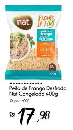 Giassi Supermercados Peito de Frango Desfiado Nat Congelado oferta