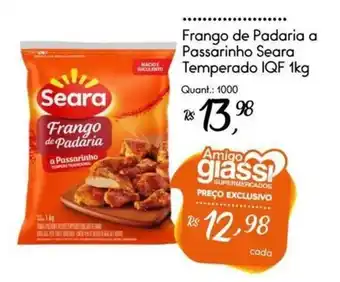 Giassi Supermercados Frango de Padaria a Passarinho oferta