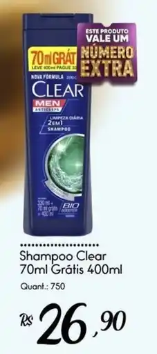 Giassi Supermercados Shampoo clear oferta