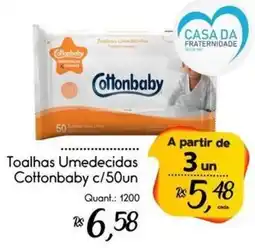 Giassi Supermercados Toalhas Umedecidas Cottonbaby oferta
