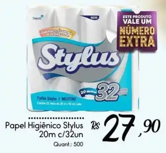 Giassi Supermercados Papel Higiênico Stylus oferta
