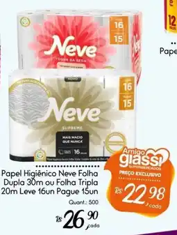 Giassi Supermercados Papel Higiênico Neve Folha oferta