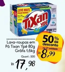 Giassi Supermercados Lava-roupas em Pó Tixan Ypê oferta