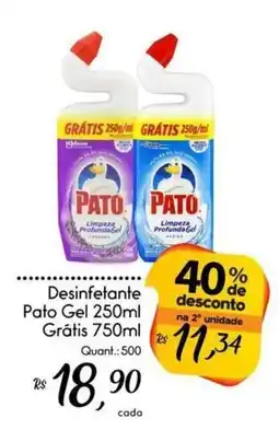 Giassi Supermercados Desinfetante Pato Gel oferta