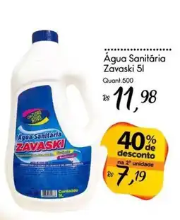 Giassi Supermercados Água Sanitária Zavaski oferta