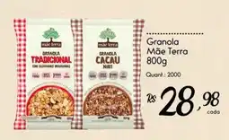 Giassi Supermercados Granola mãe terra oferta