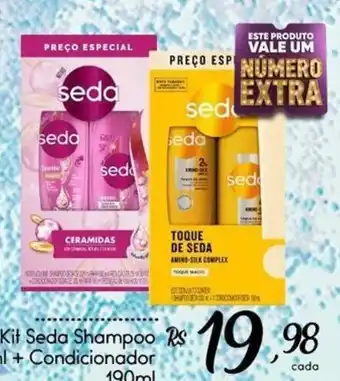 Giassi Supermercados Kit Seda Shampoo + Condicionador oferta