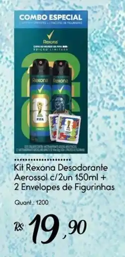Giassi Supermercados Kit Rexona Desodorante Aerossol oferta