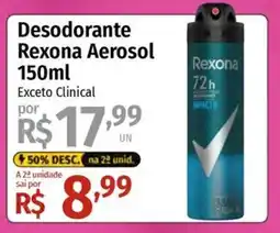 Supermercado Dalben Desodorante Rexona Aerosol Exceto Clinical oferta