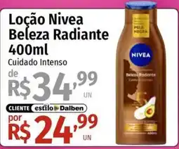 Supermercado Dalben Loção nivea beleza radiante oferta