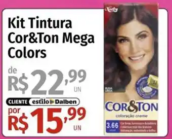 Supermercado Dalben Kit Tintura Cor&Ton Mega Colors oferta