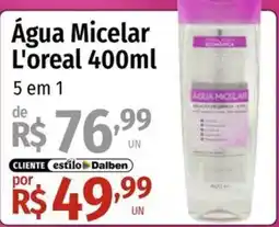 Supermercado Dalben Água micelar l'oreal oferta