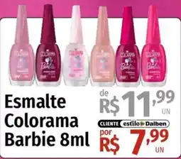 Supermercado Dalben Esmalte Colorama Barbie oferta