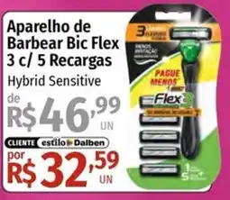 Supermercado Dalben Aparelho de Barbear Bic Flex oferta