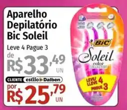 Supermercado Dalben Aparelho Depilatório Bic Soleil oferta