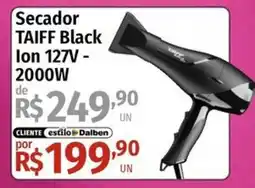 Supermercado Dalben Secador taiff black ion 127v - 2000w oferta