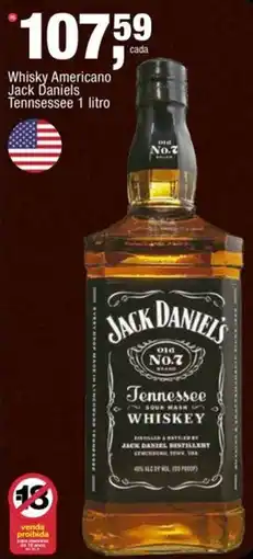 Frangolândia Whisky americano jack daniels tennessee oferta