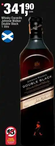 Frangolândia Whisky Escocês Johnnie Walker Double Black oferta