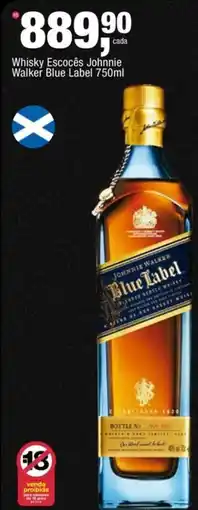 Frangolândia Whisky Escocês Johnnie Walker Blue Label oferta