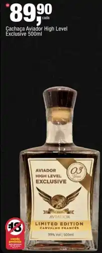 Frangolândia Cachaça Aviador High Level Exclusive oferta