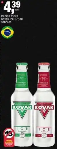 Frangolândia Bebida mista Kovak Ice 275ml sabores oferta
