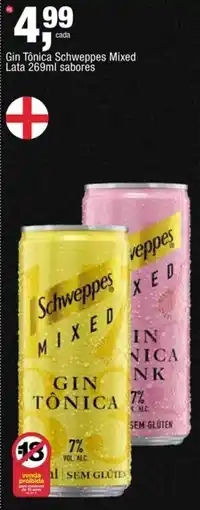 Frangolândia Gin Tônica Schweppes Mixed oferta