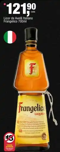 Frangolândia Licor de Avelã Italiano Frangelico oferta