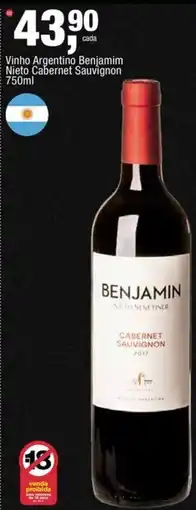 Frangolândia Vinho Argentino Benjamin Nieto Cabernet Sauvignon oferta