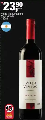Frangolândia Vinho Tinto Argentino Viejo Vinedo oferta
