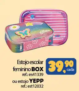 Cometa Supermercados Estojo escolar feminino box oferta