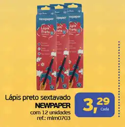 Cometa Supermercados Lápis preto sextavado oferta